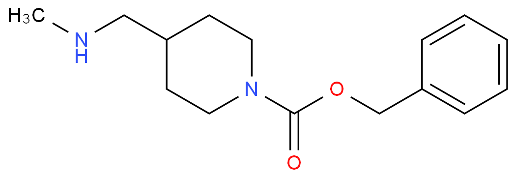 1-Piperidinecarboxylicacid, 4-[(methylamino)methyl]-, phenylmethyl ester  