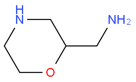 2-(氨基甲基)吗啉化学结构式