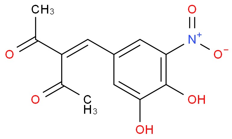 硝替卡朋化学结构式