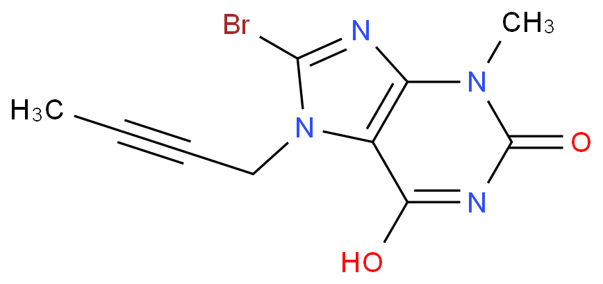 8-溴-7-(2-丁炔基)-3,7-二氫-3-甲基-1H-嘌呤-2,6-二酮
