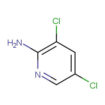2-氨基-3,5二氯吡啶化学结构式