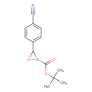 tert-butyl 3-(4-cyanophenyl)oxaziridine-2-carboxylate