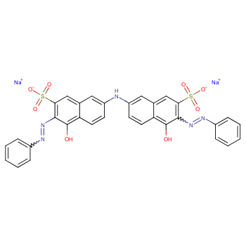 disodium;(3E)-4-oxo-7-[[(6E)-5-oxo-6-(phenylhydrazinylidene)-7-sulfonatonaphthalen-2-yl]amino]-3-(phenylhydrazinylidene)naphthalene-2-sulfonate