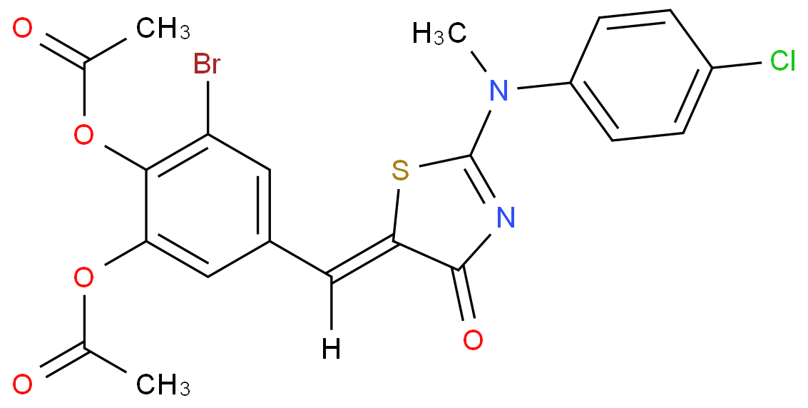 3-amino-2-{[2-(4-bromophenyl)-2-oxoethyl]sulfanyl}-6-phenylthieno[2,3-d]pyrimidin-4(3H)-one structure