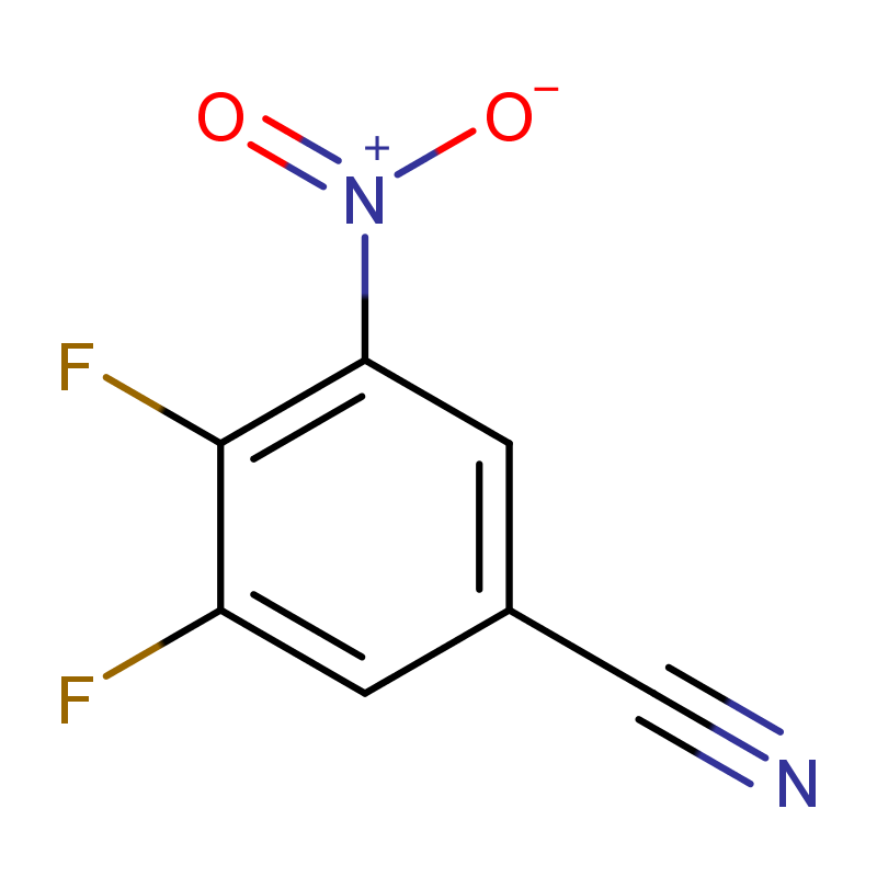 3,4 -二氟- 5 -硝基苯甲腈 CAS号:1119454-07-7科研及生产专用 高校及研究所支持货到付款