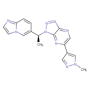 (S)-1-(1-(imidazo[1,2-a]pyridin-6-yl)ethyl)-6-(1-methyl-1H-pyrazol-4-yl)-1H-[1,2,3]triazolo[4,5-b]pyrazine