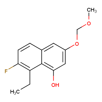 8-乙基-7-氟-3-(甲氧基甲氧基)萘-1-醇 CAS号:2621932-46-3科研及生产专用 高校及研究所支持货到付款