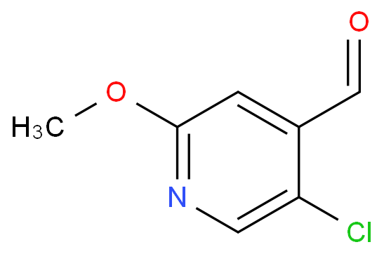 5-氯-2-甲氧基异烟醛化学结构式