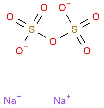 焦硫酸钠化学结构式