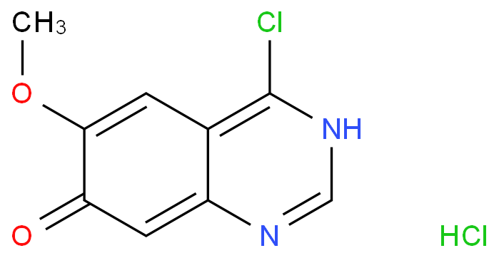 7-Quinazolinol,4-chloro-6-methoxy-, hydrochloride (1:1)