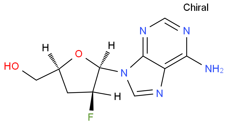 9-(2,3-DIDEOXY-2-FLUORO-ALPHA-D-THREOPENTOFURANOSYL)-ADENINE