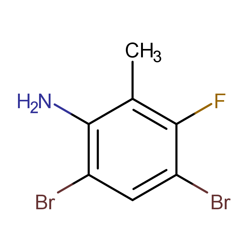 4,6-二溴-3-氟-2-甲基苯胺 CAS号:1000576-24-8科研及生产专用 高校及研究所支持货到付款