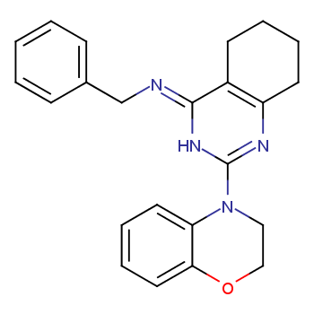 N-苄基-2-(2,3-二氢-4H-苯并[b][1,4]恶嗪-4-基)-5,6,7,8-四氢喹唑啉-4-胺/1346528-06-0