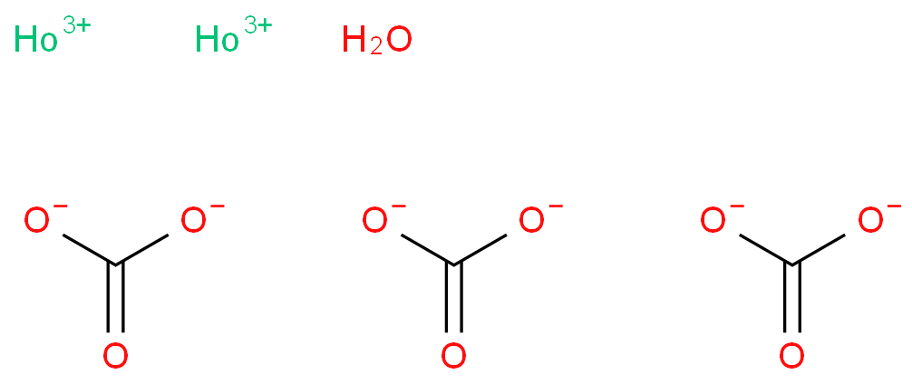 碳酸钬(III)水合物化学结构式