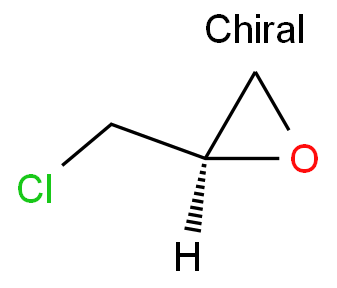 (R)-(-)-Epichlorohydrin structure