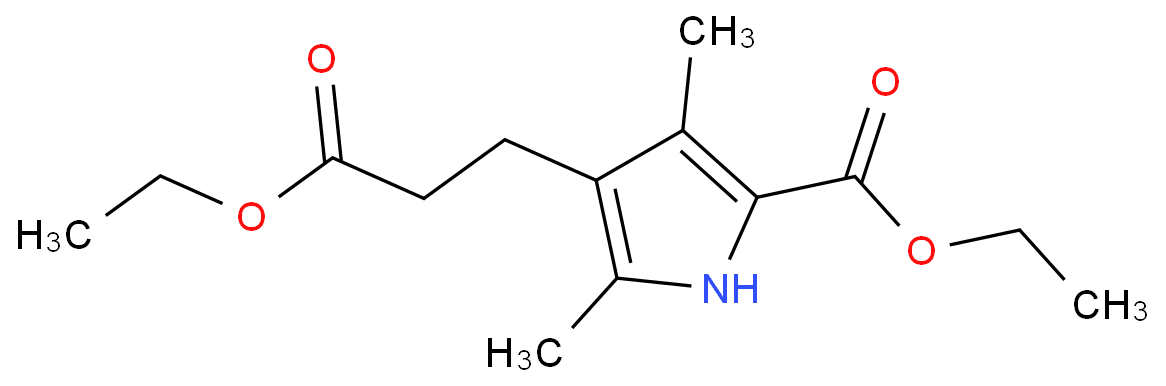 Ethyl 2,4-dimethyl-5-(ethoxycarbonyl)-3-pyrrolepropionate