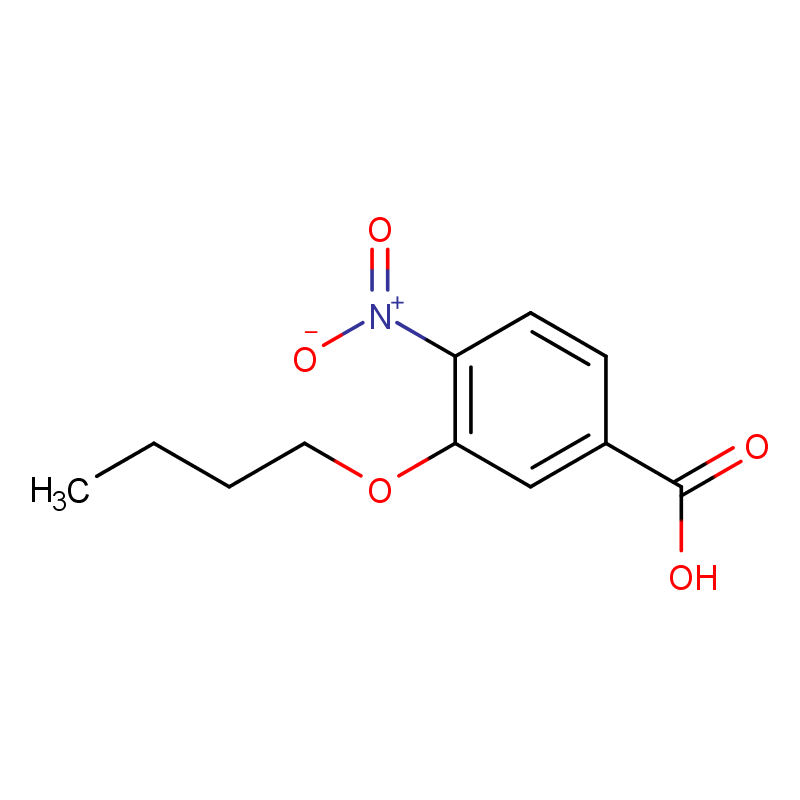 3-丁氧基-4-硝基苯甲酸 CAS号:72101-53-2科研及生产专用 高校及研究所支持货到付款