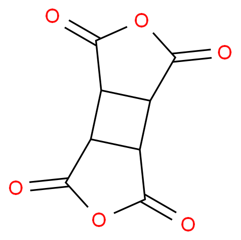 环丁烷四甲酸二酐化学结构式