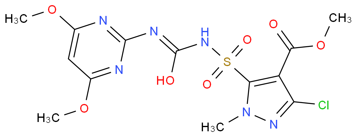 Halosulfuron methyl structure