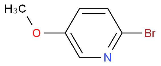 2-溴-5-甲氧基吡啶化学结构式