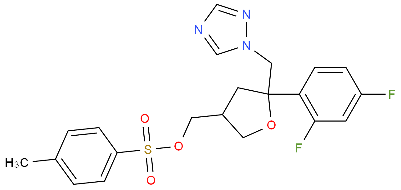 (5R-CIS)-甲苯-4-磺酸 5-(2,4-二氟苯基)-5-(1H-1,2,4-三氮唑-1-基)甲基四氫呋喃-3-基甲基酯