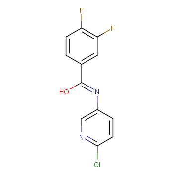 N-(6-氯吡啶-3-基l)-3,4-二氟苯甲酰胺CAS号325457-89-4；（科研试剂/现货供应，质量保证）