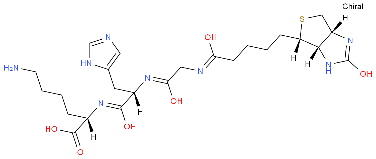 Biotinoyl tripeptide-1；生物素酰三肽-1;生物素酰基甘氨酰组氨酰赖氨酸 产品图片