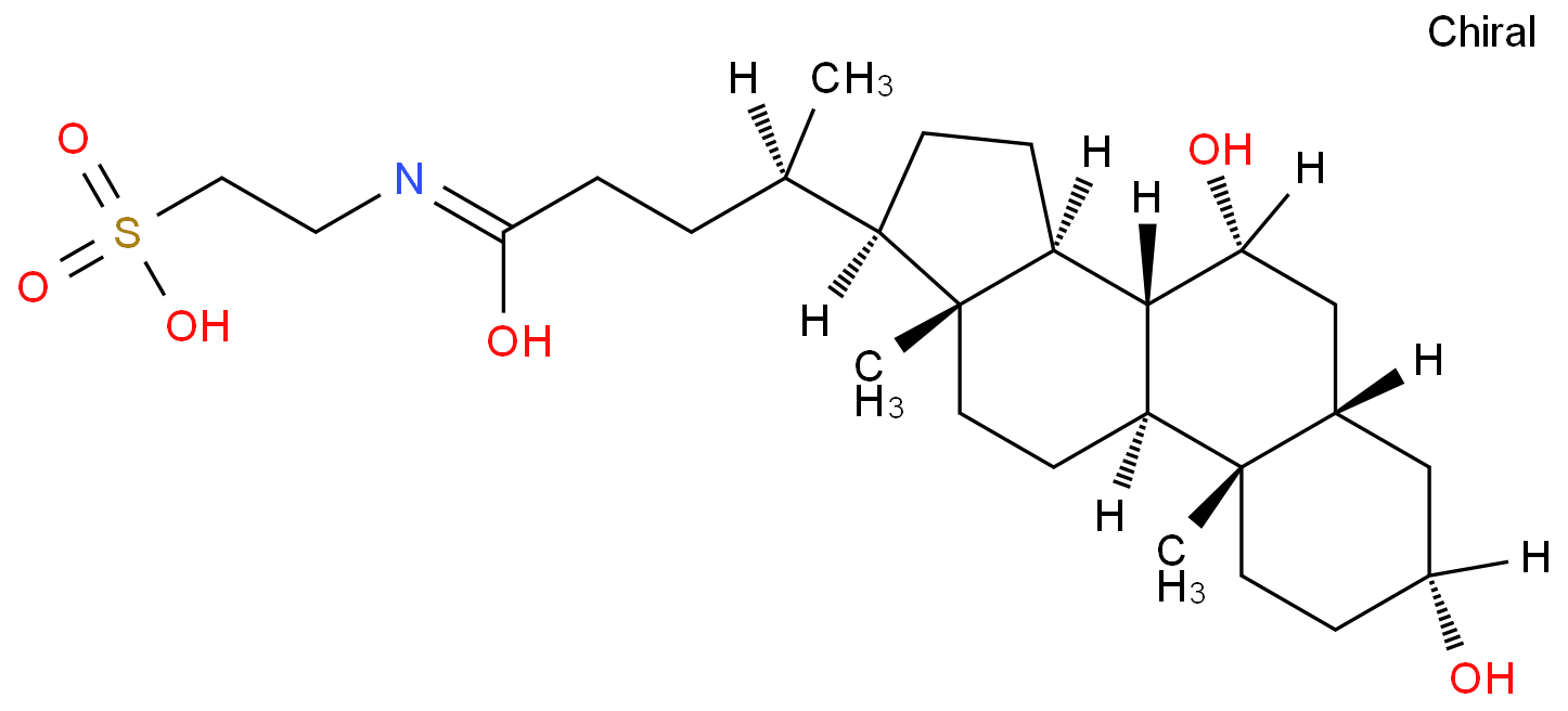 牛磺鹅去氧胆酸化学结构式