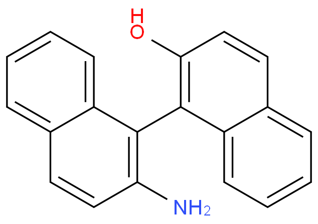 137848-28-3 (R)-(+)-2-氨基-2'-羟基-1,1'-联萘 结构式图片