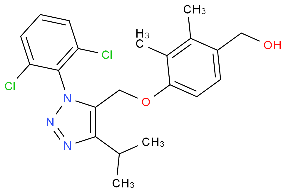 BENZENEMETHANOL, 4-[[1-(2,6-DICHLOROPHENYL)-4-(1-METHYLETHYL)-1H-1,2,3-TRIAZOL-5-YL]METHOXY]-ALPHA,ALPHA-DIMETHYL-