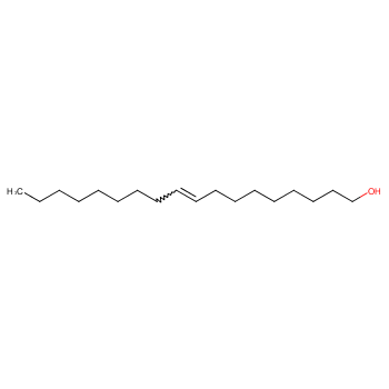 Oleyl alcohol; 143-28-2 structural formula