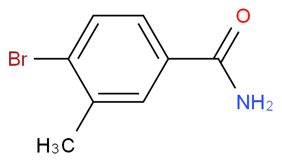 4-溴-3-甲基苄胺化学结构式