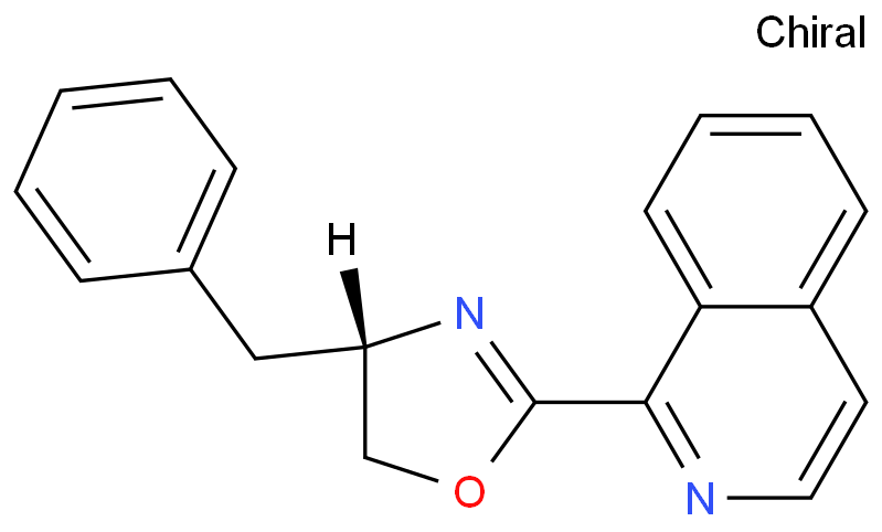 (S)-4-苄基-2-(异喹啉-1-基)-4,5-二氢恶唑CAS号2058236-52-3（专业试剂/现货优势供应）