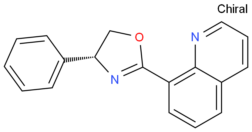 (R)-4-苯基-2-(喹啉-8-基)-4,5-二氢恶唑/233256-45-6
