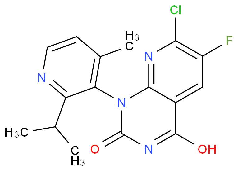 7-氯-6-氟-1-(2-异丙基-4-甲基吡啶-3-基)吡啶并[2,3-d]嘧啶-2,4(1H,3H)-二酮
