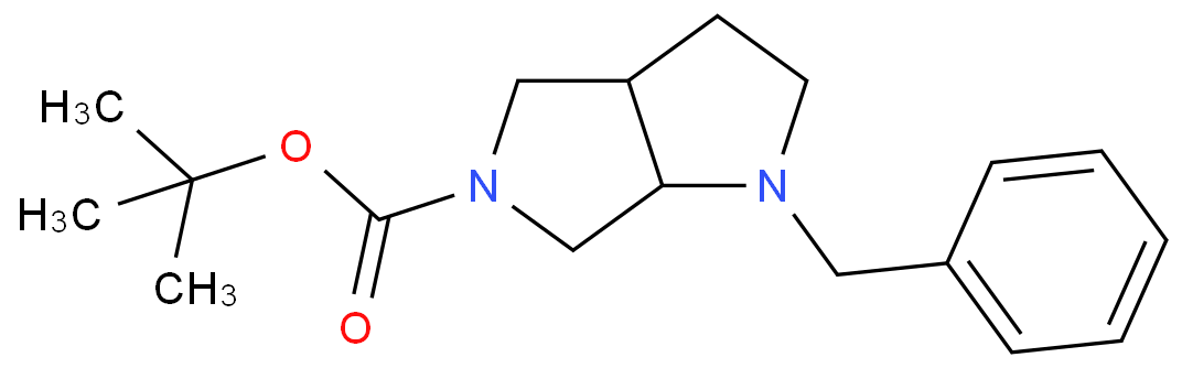 tert-butyl 1-benzylhexahydropyrrolo[3,4-b]pyrrole-5(1H)-carboxylate（132414-80-3）  