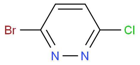 3-溴-6-氯哒嗪化学结构式