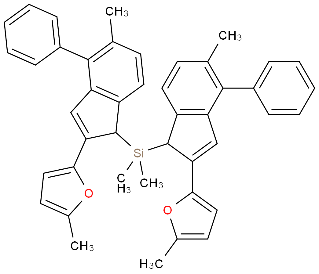 Dimethyl Bis 5 Methyl 2 5 Methyl 2 Furanyl 4 Phenyl 1h Inden 1 Yl Silane 1231645 58 1 Wiki 