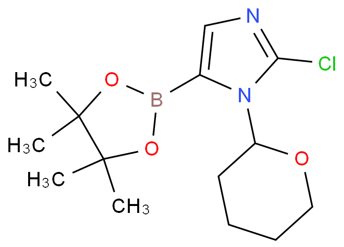 2-Chloro-1-(tetrahydro-2H-pyran-2-yl)-1H-imidazole-5-boronic acid pinacol ester  