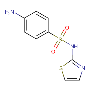 磺胺噻唑化学结构式