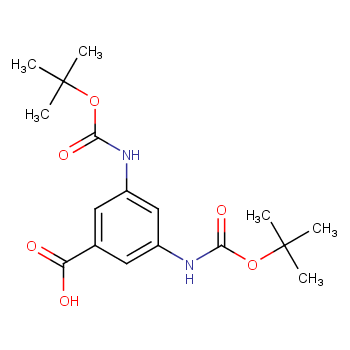 3,5-bis[(2-methylpropan-2-yl)oxycarbonylamino]benzoic Acid