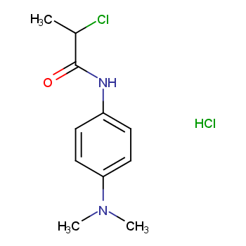 2-CHLORO-N-[4-(DIMETHYLAMINO)PHENYL]PROPANAMIDE HYDROCHLORIDE