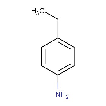 4-乙基苯胺化学结构式