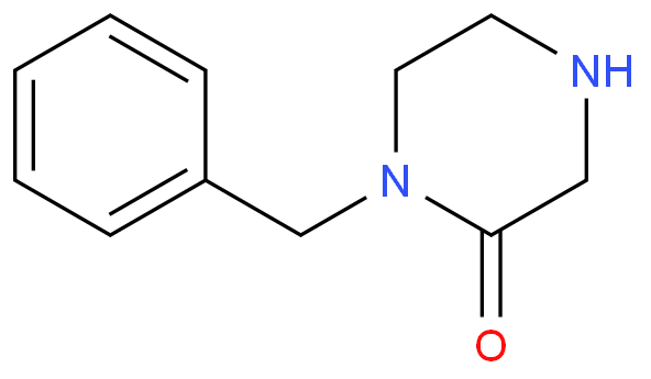 1-苄基-2-氧代哌嗪化学结构式