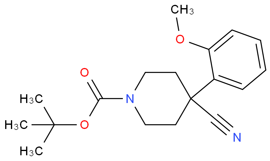 1-N-BOC-4-CYANO-4-(2-METHOXYPHENYL)PIPERIDINE