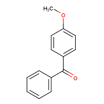 4-甲氧基二苯甲酮化学结构式