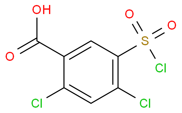 2,4-dichloro-5-chlorosulfonylbenzoic acid  