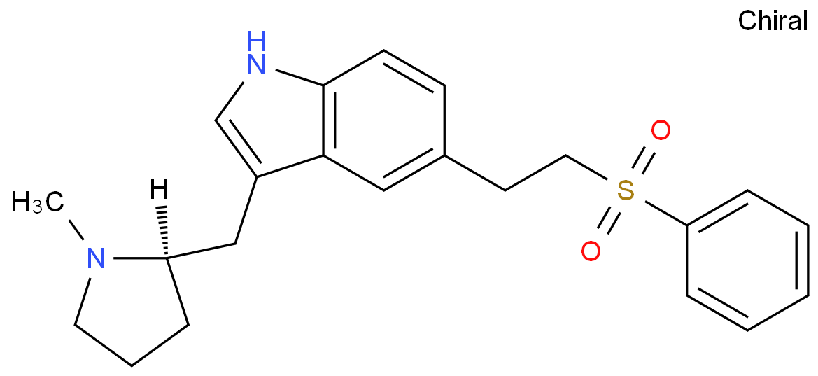 5-[2-(benzenesulfonyl)ethyl]-3-[[(2R)-1-methylpyrrolidin-2-yl]methyl]-1H-indole