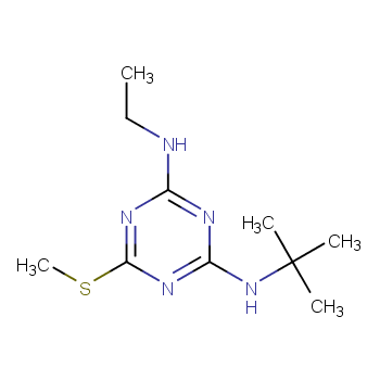 2-N-tert-butyl-4-N-ethyl-6-methylsulfanyl-1,3,5-triazine-2,4-diamine