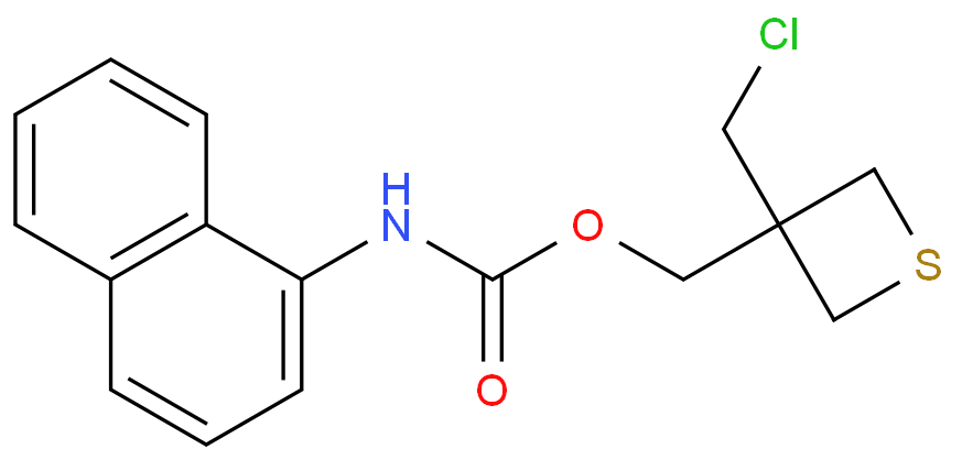 3-Chlormethyl-3-hydroxymethyl-1-thia-cyclobutan-alpha-naphthyl-urethan